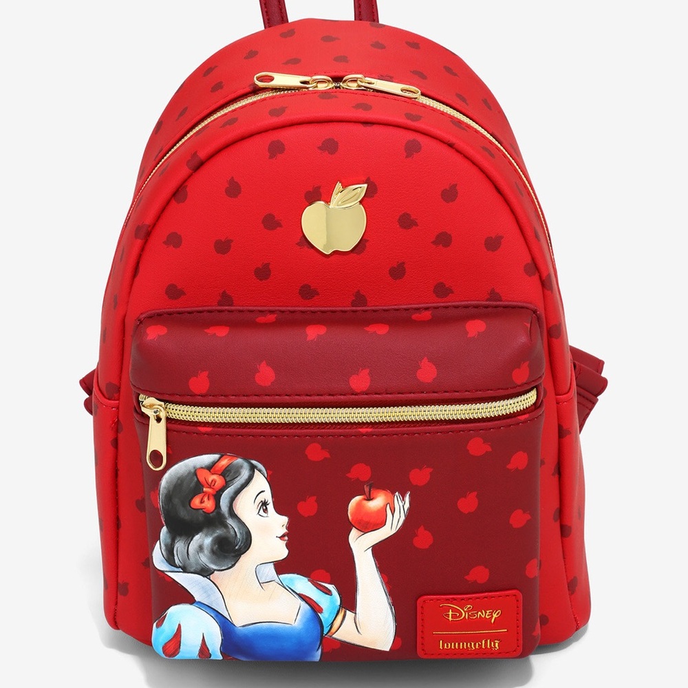 NWT LOUNGEFLY SNOW WHITE & THE 7 DWARFS 🍎BACKPACK